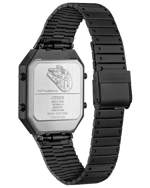 Millennium Falcon Silver-Tone Dial Stainless Steel Bracelet Millennium Falcon Silver-Tone Dial Stainless Steel Bracelet